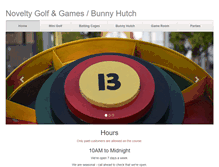 Tablet Screenshot of noveltygolf.com